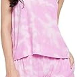 Women's Rayon Tie-Dye Cami Top & Short Sleeve Pajama-image-44