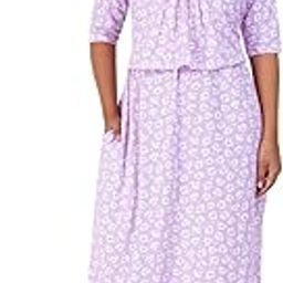 Pink Cheetah Maternity Loungewear – 100% Cotton, Soft & Breathable, Adjustable with Pockets, Long-Length, Sizes S-XXXL, Comfortable for Pregnancy, Postpartum & Nursing-19