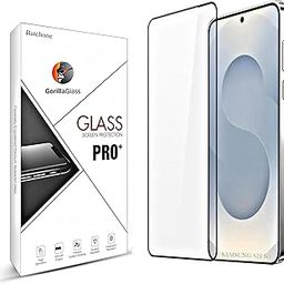BATCHONE Tempered Glass Screen Protector Compatible For Samsung Galaxy S25 5G (Black) Edge To Edge Full Screen Coverage 9H With Easy Installation Kit,Pack Of 1-23