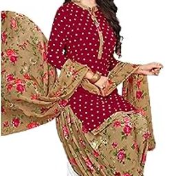 Women's Crepe Printed Unstitiched Dress Material-image-89