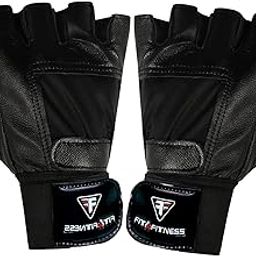 FIT & FITNESS® Sports Glove Gym Gloves, Foam Padded with Wrist Support, Gym Gloves/Cycling Gloves/Riding Gloves/Stretchable Gloves, Unisex-image-70