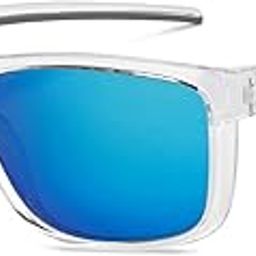 By Lenskart | Full Rim Rectangle Stylish Sunglasses | Polarized And Uv Protected | For Men And Women | Vc S14122-10