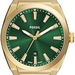 Men's Everett Gold Quartz Analog Stainless Steel Watch FS6090-image-3