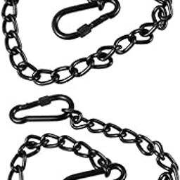 BESPORTBLE 2pcs Outdoor Heavy-Duty Stainless Steel Hanging Hammock Chain Connection Links for Swing Chairs Punching Bags and Porch Swings Resistant Design-image-57