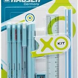 Flair Hauser XO Writing Stationery Kit | A Complete Writing Kit | Gift Set for Kids Students & Office | Combination Set of 10 - Color May Vary-17
