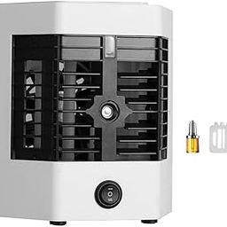 TOTMOX 5V 12W Portable Air Conditioners, Personal Mini Air Cooling Fan for Car Room, Evapoive Air Cooler Air Conditioners 3-in-1 Compact Indoor AC Unit-image-12