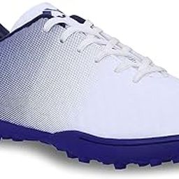 Oslar 2.0 Futsal Shoes for Kids | Rubber Studs with Spacer Mesh withTPU Film Upper | Die Cut Light Weight Insole |Ideal for Hard Surfaces Artificial Turf Surfaces (White) UK-4-image-35