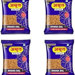 AMRUT Dhanadal - (100gm x 4 = 400g) (Pack Of 4) / Salty Coriander Seeds/Dhana Dal/Coriander Split Roasted Seeds/Mukhwas, Mouth Freshener-image-21