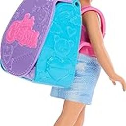 Barbie Family & Friends Cupcake Baking Backpack Blonde Chelsea Doll, Wearable Backpack with Baking Play Pieces-picture-11