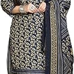 Women's Cotton Blend Salwar Suit Set-image-49