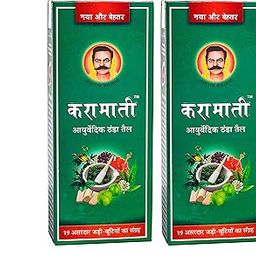 Karamati Ayurvedic Thanda Tel/Hair Cool Oil Combo Pack of 2 (200ml x 2 = 400ml)-12