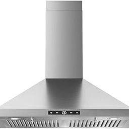 Mann Mart Powerful 30-Inch Stainless Steel Kitchen Range Hood: 580 CFM Ducted/Ductless Convertible Vent with 3-Speed Fan for Odor & Smoke Removal-image-90