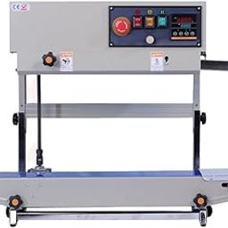 UNIVERSAL SEAL Mild Steel Body FR-900 Automatic Continuous Band Sealer vertical Plastic Bag Sealing Machine.-3