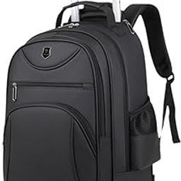 CALANDIS™ Computer Backpack with Wheels Trolley Business Cabin Bag for Adults Black | Luggage-image-28