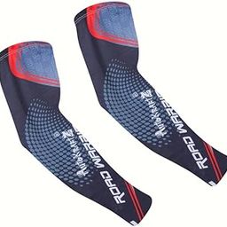 AutokraftZ UV Pro Series Road Warrior Arm Sleeves for Men, Women & Teens – UV Sun Protection Cool Hand Sleeves for Bike Riding, Cycling, Yoga, Gym, Cricket and for All Outdoor Sports Adventures-image-53