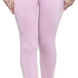 shasmi Women's Stretch Leggings ami Ankle Baby Pink 8_Bollywood M-picture-31