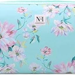 NFI essentials Makeup Pouch Floral Print Cosmetic Pouch Vanity Case Jewellery Pouch Stationery Pencil Case Travel Organiser Travel Pouch-6