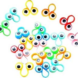 JAZZY PEARLS® Eyes Finger Puppets Multicolor Cute for Children Goodie Bag Fillers 20pcs|Toys & Hobbies | Educational | Other Educational Toys|Optional20/50pcs Finger Puppets-picture-22