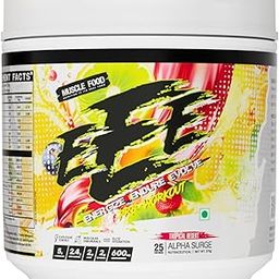 Muscle Food EEE Pre-Workout | 375g | 25 Servings | L-Citrulline 5g, Beta-Alanine, AAKG, Glycerol & Ashwagandha | Energy, Focus & Endurance Support (375g, Tropical Desert)-image-21