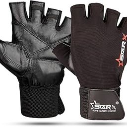 STAR X Power Palm Wrist Support Gym Gloves Black for Men and Women-image-21