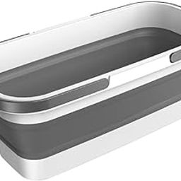 ISTORE 12 L Collapsible Plastic Bucket with Wheels & Handles – Portable Rectangular Folding Mop Bucket for Home Cleaning, Camping, RV, Car Wash – Space‑Saving & Lightweight-image-50