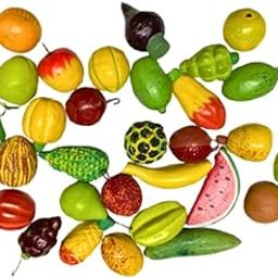 Miniature Fruits & Vegetables Set | Terracotta Miniature Fruits & Vegetables Set | A Unique Decoration Set | Showcase Items | Home Decor Collections | 24 Pieces Miniature Fruits and Vegetables Set-22