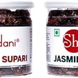 Shadani Jasmine Supari (Pack of 2) 100g - Meethi Supari For Paan | Sweet Betel Nut Mouth Freshener Paan Supari-image-49