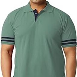 Solid Cotton Rich Polo T Shirt | Collar Tshirts | Half Sleeves | Plain-Regular Fit (Available in Plus Size)-image-56