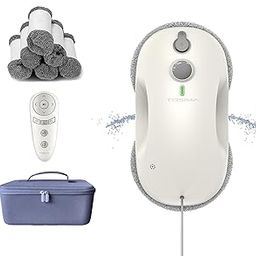 Tosima W3 Window Cleaner Robot, Smart Robotic Auto Window Vacuum Cleaner Auto Dual Side Spray, Remote Control Auto Edge Detected Glass Cleaner-26