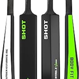 Bodyfit Cricket Bat | Plastic Cricket Bat | Lightweight Fiber, Hard Plastic, Anti-Slip Grip,Shot Bat, Black and Green, Unbeatable Professional Design.(FGreen)-image-60