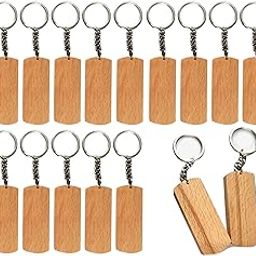 CarveNation Wooden KeyRings | Sturdy Rings for Car & Bike | High Grade Beechwood Keyhooks |Multipurpose Key Chains for Men and Women| DIY projects,Painting, Printing & Writing-image-94