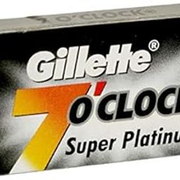 Gillette 7O'Clock Super Platinum - Premium Salon Box (100 Blades Count), Men-picture-30