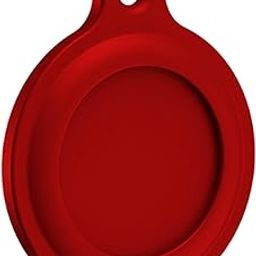 CALANDIS Silicone Protective Case Cover for Airtags Tracker Locator Red-picture-0