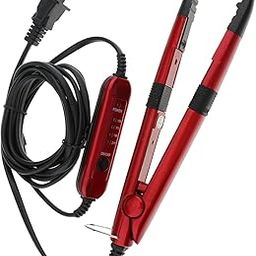 Salon Hair Extension Tool Fusion Heat Wig Connector Iron Wand US Red Health & Beauty/Hair Care & Styling/Hair Extensions & Wigs/Hair Extensions-image-54