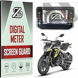 ZEIR Glossy Screen Protector For 2025 HERO XTREME 250R - 5 INCH TFT Digital Display Scratch Guard Compatible With Xtreme250 || 9H Bike Scratch Cover Accessory [Not Tempered Glass]-3