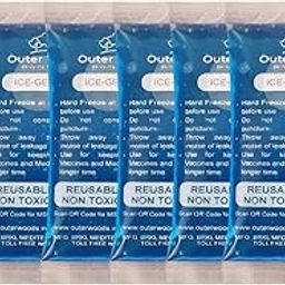 Ice Gel Pack Set | For Keeping Drinks, Food, Vaccines and Medicines Cool | Helpful in Cold Therapy (Cold Pack, 6.00)-image-24