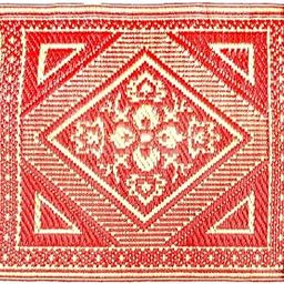 Chatai Mats for Home Multipurpose Reversible Rectangular Plastic Mat for Floor, Travel, Outdoor, Indoor Red & Ivory (45x45 cm), Puja Aasan/Mat for Mandir Pack of 6 (45x45 cm)-image-54
