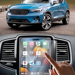 Sunsdrew 2 x Screen Protector for Volvo XC40/XC60/XC90/V90/V60/V60/S90/S60 2016-2023 8.7 Inch Touch Screen Protector Navigation Screen Protector Tempered Glass-image-89