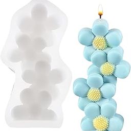 UKIYO international® - Flower Mould Pillar Candle Mold Sunflower Silicone Moulds Resin Art Chocolate Cake Decoration Wax Molds-image-48
