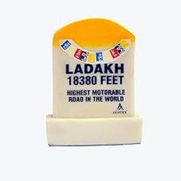 asiatick Dashboard Milestone Idol with Ladakh Flag – Decorative Car Ornament for Datsun GO and All Cars-image-57