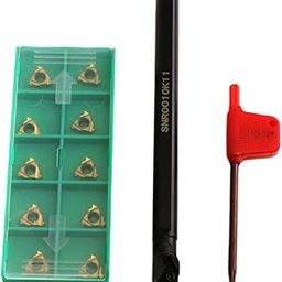 Losa SNR0010K11 Lathe Threading Boring Turning Tool Holder W/ 10x 11IR A60 Insert-picture-13