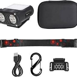 bnf®Mini LED Headlamp Flashlight Body Sensor Lightweight with Head Strap Bright Black|Sporting Goods | Outdoor Sports |1 Headlamp-picture-24