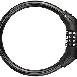 Alark Outdoor Anti Theft Bicycle, Bike Resettable Combination Security Cable Lock and 4 Digit Portable Code Lock Cable Password for Wire Anti-Theft Lock Designed Number Locks Black [14x12x3 CM]-18