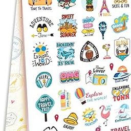 Doodle Stickers Booklet | 10 A5 Pages | 350+ Fun, Quirky and Colourful self Adhesive Stickers-image-29