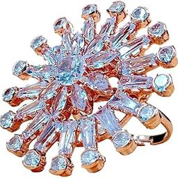 Shiny Rose Gold Plated Adjustable AD Ring for Women & Girls(Adfr17)-image-44