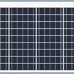 SAURALLY - A RENEWABLE INDIA. MADE IN INDIA! Aluminium Solar 40W 12V Solar Panel, 67 x 43 Cm-17