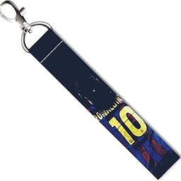 Ronaldinho Football Lanyard Tag with Swivel Lobster for Gift Luggage Bags Backpack Laptop Bags L X H 5 X 0.8 INCH-image-59