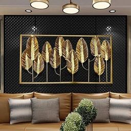 ZOVE Metal Decor – Elegant & Timeless Metal Wall Art | Decorative Panel for Living Room, Bedroom, Office & More | Modern Iron Artwork for Stylish Interiors - 45 x 24 Inch-image-38