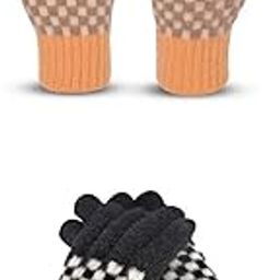 Women's Touchscreen Winter Woollen Pack of 2 Pairs Gloves For Cold Weather (SGD-11321133) (Multicolor, Free Size)-image-51
