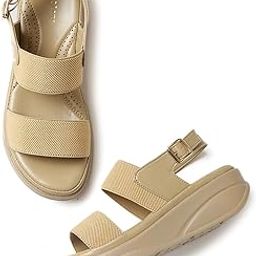 Women Smart Casual Platform Heel Fashion Sandal With Adjustable Strap-image-46